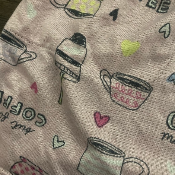 Secret Treasures Women’s 2X Plus Light Pink Coffee Print Loungewear Shorts - Picture 2 of 5